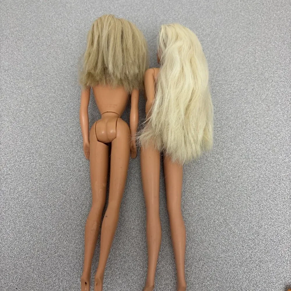 Lot of 8 Vintage Mixed Style Mattel Barbie, 1966 Body Molds, Twist Waist, Nude